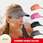 Casquette de sport en plein air pour hommes et femmes, chapeau de cyclisme respirant, de course, pliable, ...