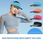 Casquette de tennis pour hommes et femmes, bandeau de sport rglable, classique, pare - soleil, chapeau ...