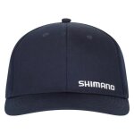 Casquette a visire plate shimano - bleu marine - tu - homme - 100% coton biologique - gravel