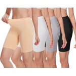 Cauc - 4pcs panty coton cycliste short femme long culottes femmes sous jupe shorts pantalon de s�curit� ...