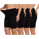 Cauc - 4pcs panty coton cycliste short femme long culottes femmes sous jupe shorts pantalon de s�curit� ...