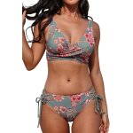 Cauc - femme maillot de bain 1 pièce halter réglable body 2 en 1 col haut boucle triangle evasée amincissant ... Cauc - femme maillot de bain 1 pièce halter réglable body 2 en 1 col haut boucle triangle evasée amincissant ...