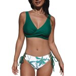 Cauc - femme maillot de bain 1 pièce halter réglable body 2 en 1 col haut boucle triangle evasée amincissant ... Cauc - femme maillot de bain 1 pièce halter réglable body 2 en 1 col haut boucle triangle evasée amincissant ...