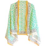Cauc - paréo pour femmes, en coton lisse et soyeux, paréo de plage, bikini, couverture de maillot de ... Cauc - paréo pour femmes, en coton lisse et soyeux, paréo de plage, bikini, couverture de maillot de ...
