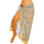 Cauc - paro pour femmes, en coton lisse et soyeux, paro de plage, bikini, couverture de maillot de ...