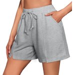 Cauc - short femme en coton pantalon court sport bermuda avec poches pour jogging course fitness dâ¿eté ... Cauc - short femme en coton pantalon court sport bermuda avec poches pour jogging course fitness dâ¿eté ...