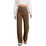 Cauc - yoga pantalons femmes taille haute de survêtement bouton droite avec poches elastique pantalon ... Cauc - yoga pantalons femmes taille haute de survêtement bouton droite avec poches elastique pantalon ...