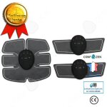 Ceinture abdominale electrostimulation appareil patch musculaire bras biceps abdos stimulation electrodes ...