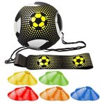 Ceinture avec c�ne d'obstacle, equipement d'entra�nement pour le football, pour les coups de pied auxiliaires ...