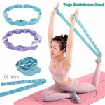 Ceinture elastique de r�sistance, 9 grilles multi - segments, equipement de yoga, pour d�butant