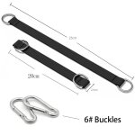 Ceinture d'extension a barre unique, equipement de gymnastique, sangles de balançoire d'arbre, robuste, ... Ceinture d'extension a barre unique, equipement de gymnastique, sangles de balançoire d'arbre, robuste, ...