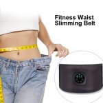 Ceinture de fitness ems rechargeable par usb, appareil electrique intelligent a led pour stimuler les ...