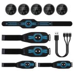 Ceinture de massage pour l'abdomen ems avec ecran tactile pour la modelage de l'estomac et l'limination ...