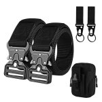 Ceinture militaire en nylon ajustable pour hommes, ensemble d'quipement de voyage en plein air, ceinture ...