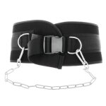 Ceinture de musculation avec cha�ne, ceinture dip pour les exercices de musculation, de musculation, ...