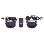 Ceinture de pansage equithème - couleur : marine / rose, taille : env. l 75 x h 25 cm, equitation Ceinture de pansage equithème - couleur : marine / rose, taille : env. l 75 x h 25 cm, equitation