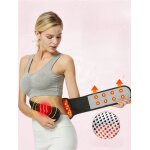 Ceinture de soutien du dos auto - chauffante magntique, ceinture de massage de taille avec 4 plaques ...