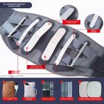 Ceinture de soutien lombaire chauffante pour soulager la douleur discale intervertbrale ceinture abdominale ...