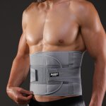 Ceinture de soutien de taille elargie a pression equilibre pour hommes, lgre, ceinture de soutien ...