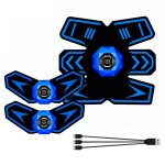 Ceinture de sport vibrante, stimulateur musculaire abdominal, equipement d'entranement physique a domicile ...