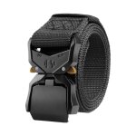 Ceinture de taille militaire tactique en nylon pour hommes, libration rapide, entranement de chasse ...