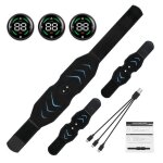 Ceinture de tonification abs ems, vibration electrique, entraneur musculaire abdominal, ceinture de ...