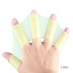 Ceintures unisexes en silicone type grenouille, 1 paire, pour natation a main, doigts, gants palms, ...