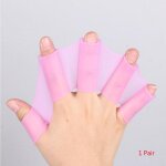 Ceintures unisexes en silicone type grenouille, 1 paire, pour natation a main, doigts, gants palms, ...