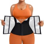 Ceinture de yoga pour femmes en pu argent avec zip et boutons triple taille s pour le sport et la modelage ...