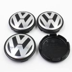 Centre roue 4�55mm cache moyeux pour volkswagen badge logo