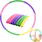 Cerceau hula fitness hoop pour enfants, plastique amovible cerceaux multicolores amusants et fitness, ...