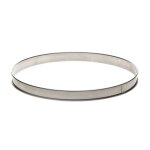 Cercle a tarte inox bord roul� diam 24 cm