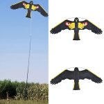 Cerf volant effrayant pour oiseaux, simulation d'aigle volant, rpulsif pour jardin, cour, ferme, agriculture, ...