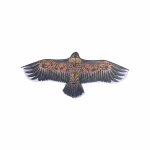 Cerf volant en forme d'aigle plat pour enfants, oiseaux volants, avec ligne de 30 mtres, jouets d'extrieur, ...