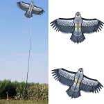 Cerf volant en forme d'oiseau volant, 140x70cm, pour le jardin, l'pouvantail, la cour, la ferme