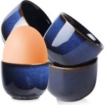 Cfrx - lot de 4 coquetiers en porcelaine, pour le camping, le camping, la vaisselle, les couverts de ... Cfrx - lot de 4 coquetiers en porcelaine, pour le camping, le camping, la vaisselle, les couverts de ...