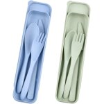 Cfrx - lot 2 couverts ensemble de couverts de camping - couverts de table, de vaisselle en plastique ... Cfrx - lot 2 couverts ensemble de couverts de camping - couverts de table, de vaisselle en plastique ...