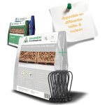 Cfus - bche 2 x 3 u2013 toile renforce 200 g / m u2013 etanche & indchirable u2013 ?illets inox + ...