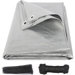 Cfus - bâche de protection - 2 x 3 m - imperméable - avec ?illets - en tissu - 125 g / m - résistante ... Cfus - bâche de protection - 2 x 3 m - imperméable - avec ?illets - en tissu - 125 g / m - résistante ...