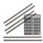 Cg175 (144. 5mm) mandrin de connexion de culbuteur de moteur pour honda cg250, cg200, cgcontemplcgsulcg175, ...