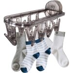 Chaas - etendoir chaussette, chaussettes pliables avec 9 piquets, séchoir a suspendre intérieur pour ... Chaas - etendoir chaussette, chaussettes pliables avec 9 piquets, séchoir a suspendre intérieur pour ...