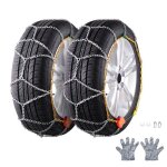 Chanes de pneus pour neige - duoku - acier alliage manganse - traction d'urgence - pour voitures pick ...