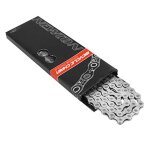 Chaine velo 11 vitesses newton kmc x11e argent renforce 116 maillons compatible shimano vae - e - bike ...