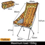 Chaise lunaire longue et pliante avec poignes en alliage d'aluminium, repose - pieds portable, ultralger, ...
