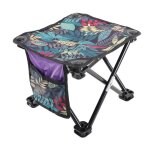 Chaise de p�che pliante portable, tabouret de camping, facile a transporter, si�ge en tissu oxford avec ...