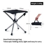 Chaise pliante de camping avec trépied, tabouret de plage portable, chaise de marche, accessoires de ... Chaise pliante de camping avec trépied, tabouret de plage portable, chaise de marche, accessoires de ...