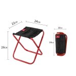 Chaise pliante de poche lgre, petit tabouret, banc, mobilier d'extrieur, camping, pique - nique, pche, ...