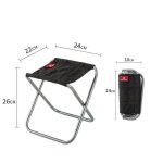 Chaise pliante de poche lgre, petit tabouret, banc, mobilier d'extrieur, camping, pique - nique, pche, ...
