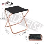 Chaise pliante en tissu aluminium, lgre, facile a transporter, pour la pche, le pique - nique, le ...