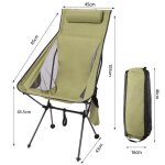 Chaises pliantes ultralégères en alliage d'aluminium, pour activités extérieures, pêche, pique - nique, ... Chaises pliantes ultralégères en alliage d'aluminium, pour activités extérieures, pêche, pique - nique, ...